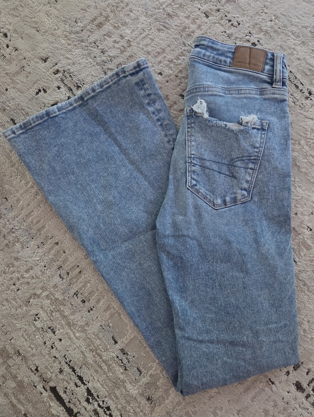 American Eagle Super Hi Rise Flare